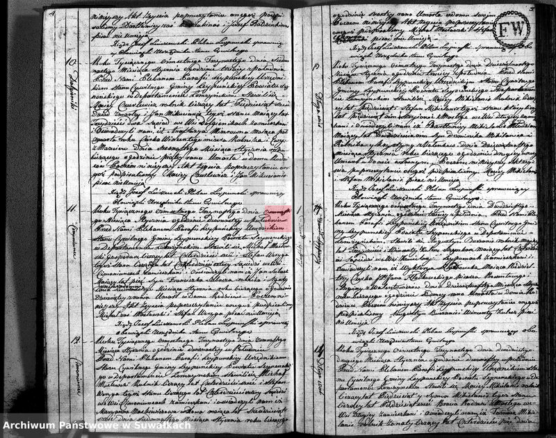 image.from.unit.number "Księga Aktów Cywilnych Zeyścia Gminy Leypuńskiej od 1 Stycznia 1813 Roku"