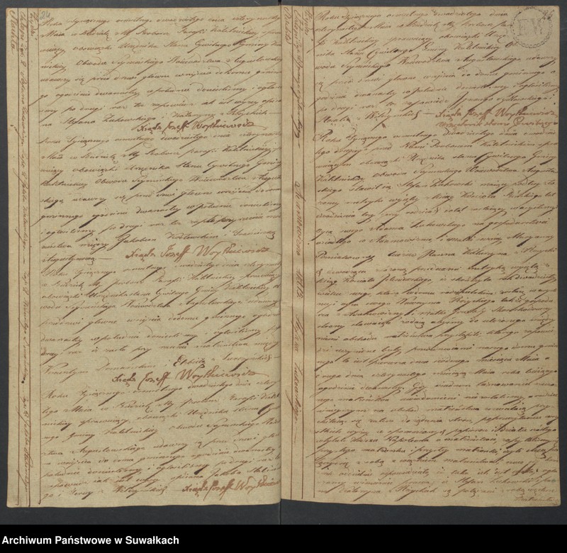 image.from.unit.number "Akta Ślubów Urzędnika Stanu Cywilnego Gminy Kaletnickiey, od dnia 1-go Stycznia do dnia ostatniego Grudnia 1820 roku."