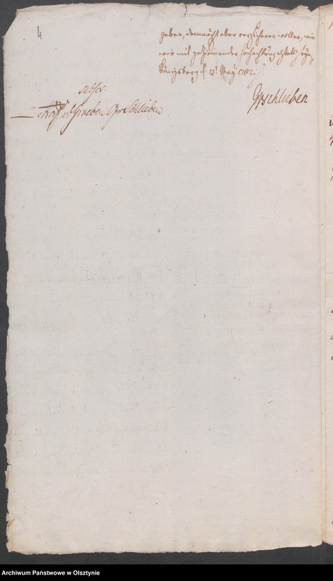 image.from.unit.number "In S. [Sachen] der zu Lißau sich jetz aufhaltenden Schwangern Dorothea Homannin wegen ihrer Verpflegung aus der Riesenburgschen Armen-Caße"