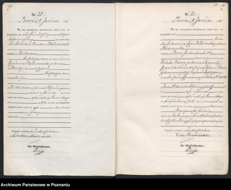 Obraz 14 z jednostki "Księga urodzeń t. I"