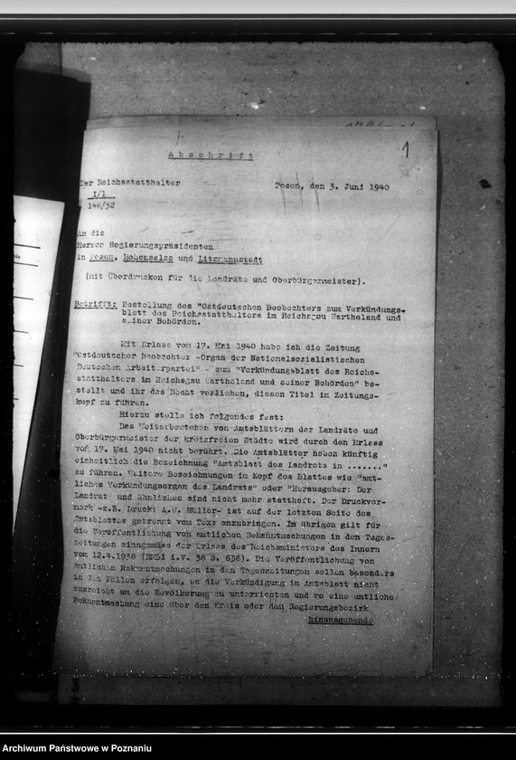 Obraz 5 z jednostki "Zeitschriften. Amtsblätter"