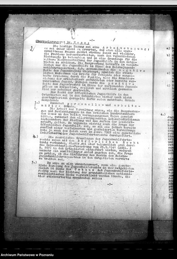 Obraz 6 z jednostki "Besprechungen einer Ministerialkommission über öffentliche Fürsorge und Jugendwohlfahrt in Kalisch"