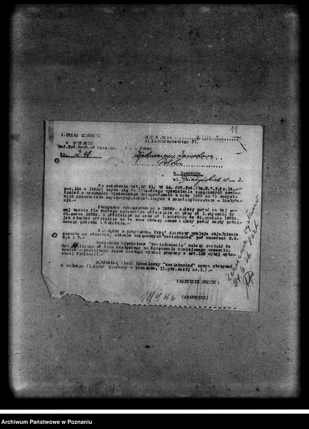 Obraz 15 z jednostki "Korespondencja z firmami: Tadeusz Drozdowski i Spółka z ograniczoną odpowiedzialnością oraz Dom Agentowo-Komisowy Adolf Neuding w sprawi maszyn i części linotypowych"