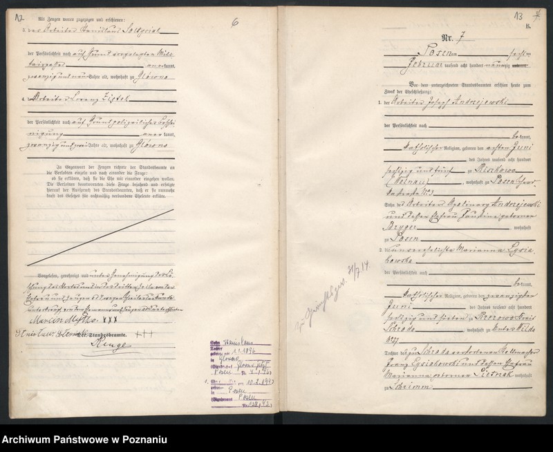 Obraz 9 z jednostki "Księga małżeństw"