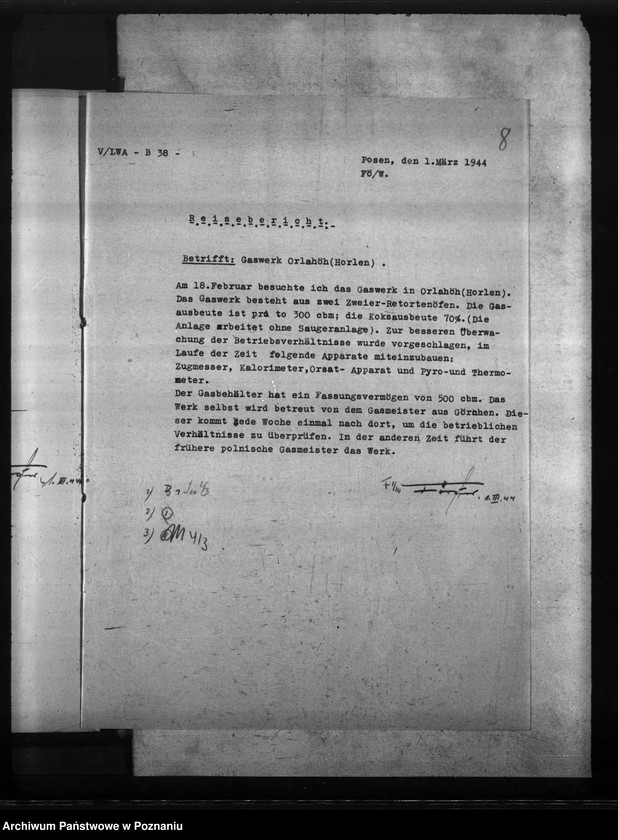 Obraz 12 z jednostki "Gaswerk - Görchen (Miejska Górka)"