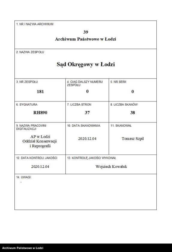 Obraz 1 z jednostki "Dawid Fuks- przędzalnia i szarparnia"