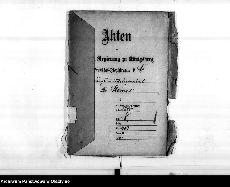 image.from.unit.number "Regierungs u.[nd] Medizinalrat Dr. Steiner [Franz]"