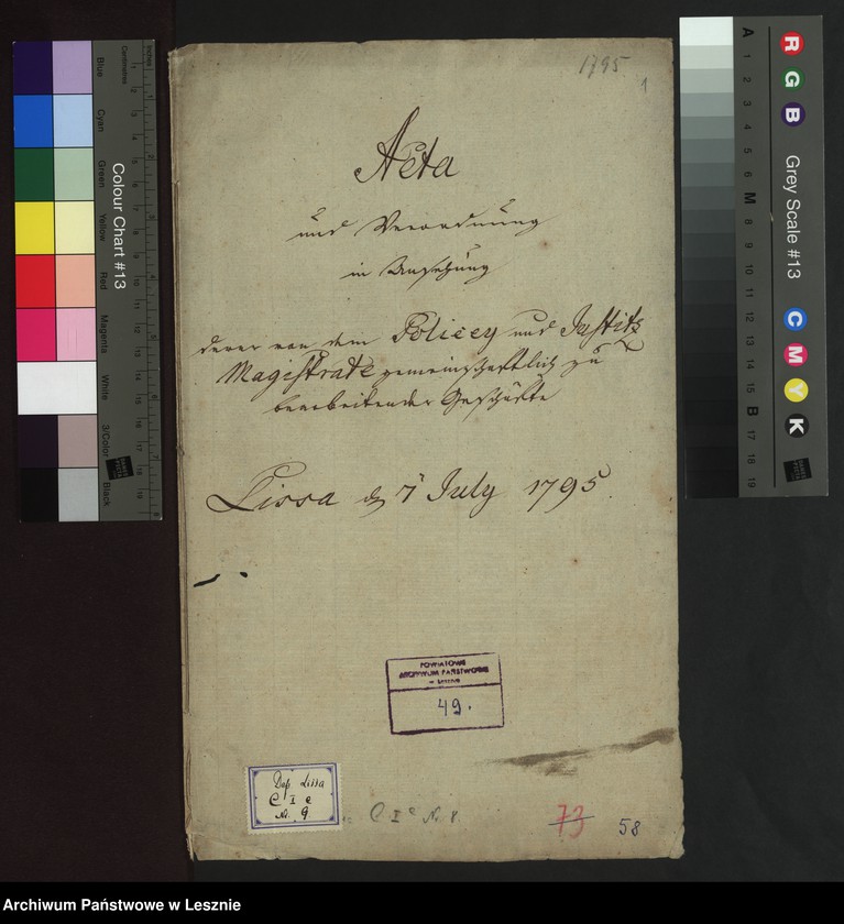 Obraz 3 z jednostki "[Akta und Verordnung in Ansehung der von dem Polizei und Justizmagistrat gemeinschaftlich zu bearbeitenden Geschäfte]"