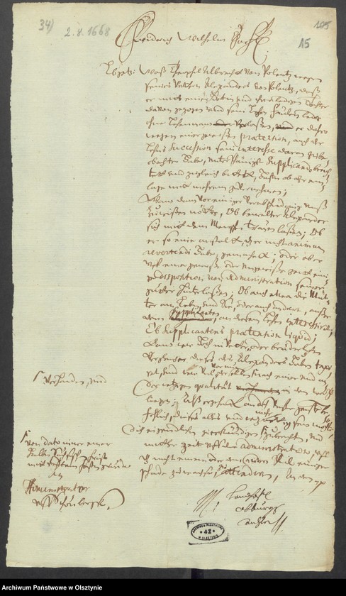 image.from.unit.number "Faulen [Ulnowo/Faulen - spor o wolny połów, karczmę, łany kościelne, ponowny obmiar majątku]"