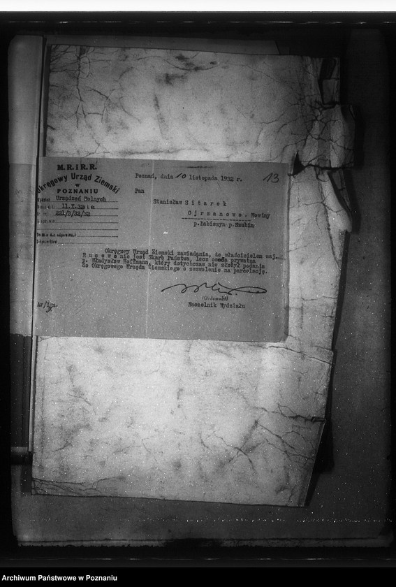 Obraz 18 z jednostki "Przejęcie majątku Rucewko powiat inowrocławski"