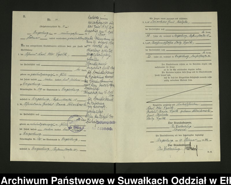 image.from.unit.number "[Heirats - Register (Neben - Register) Standesamt Angerburg einschl. der Bezirke, Gr. Strengeln, Prinowen und Kehlen Kreis Angerburg]"