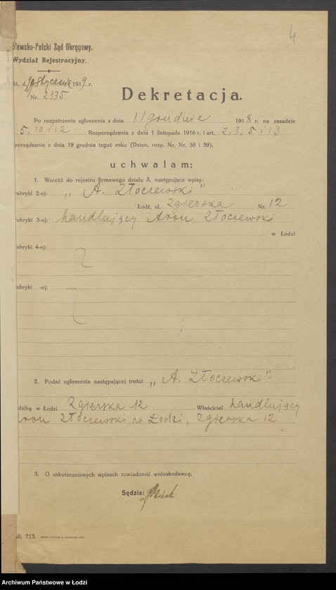 Obraz 6 z jednostki "Aron Złoczewski- sklep cukierków"