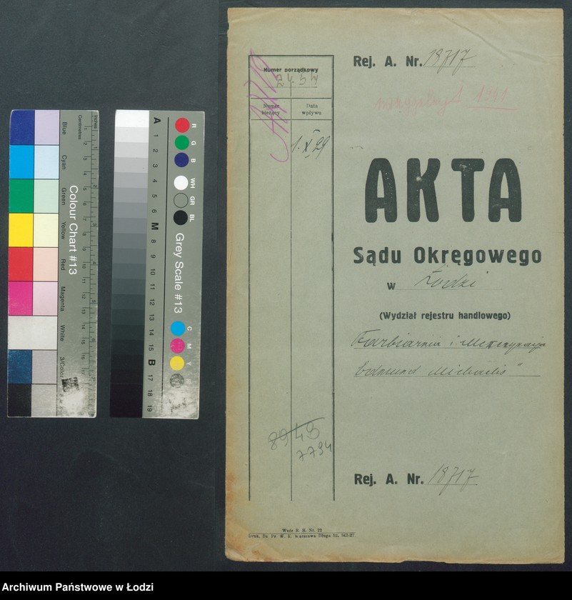 Obraz 2 z jednostki "Edmund Michaelis – farbiarnia i merceryzacja"