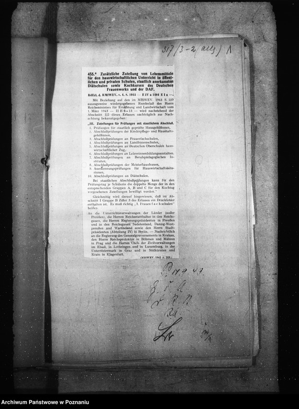 Obraz 5 z jednostki "Nahrungsmittelversorgung der Heimschulen"