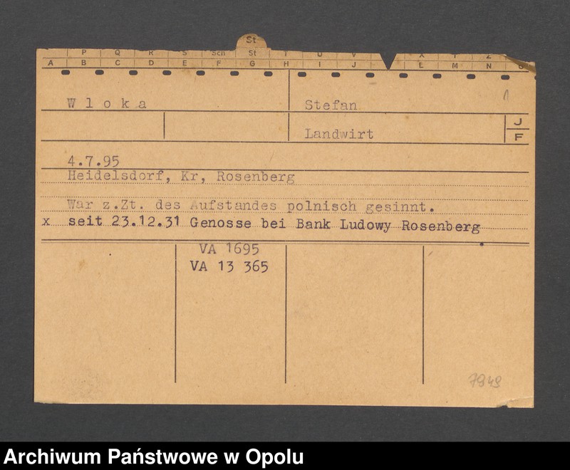 image.from.unit.number "[Wloka Stefan, ur. 4.07.1895 r., zam. Heidelsdorf]"