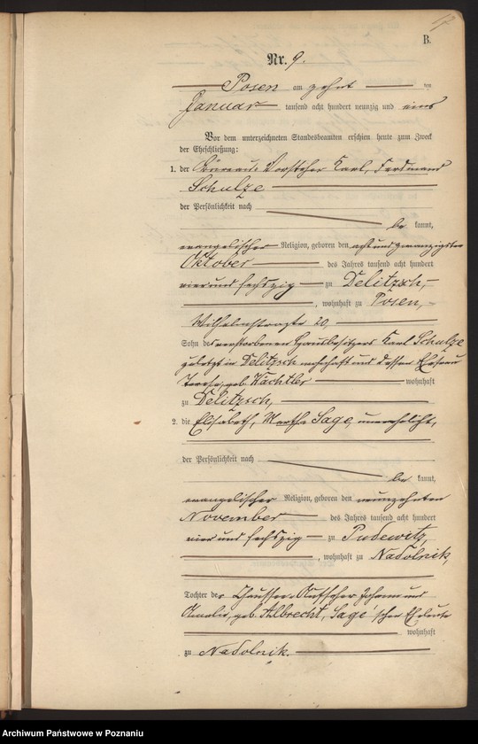 Obraz 20 z jednostki "Księga małżeństw t. I"