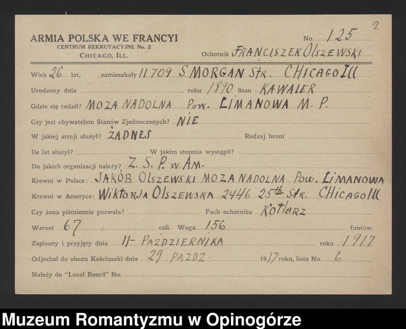 Obraz 4 z jednostki "Olszewski Franciszek"