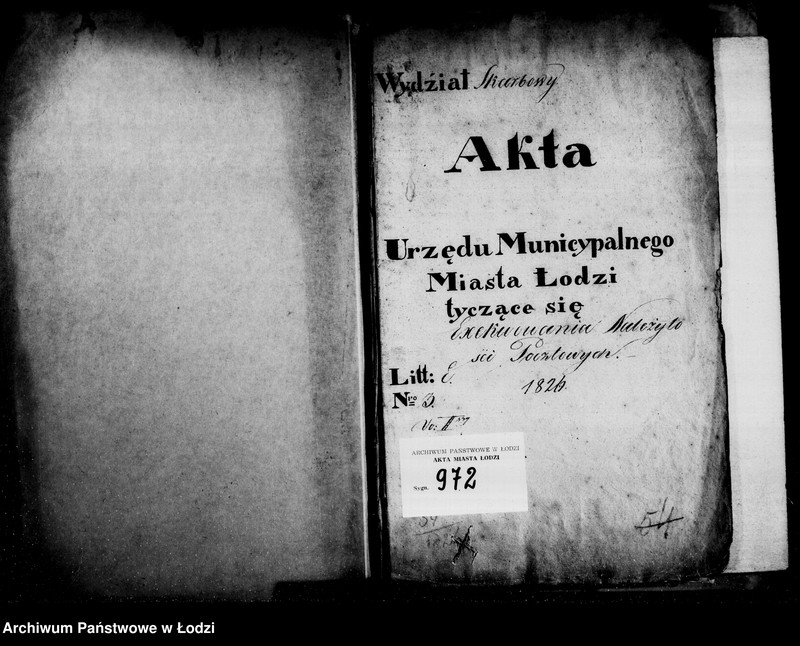 Obraz 5 z jednostki "Akta tyczące się egzekwowania należytości pocztowych"