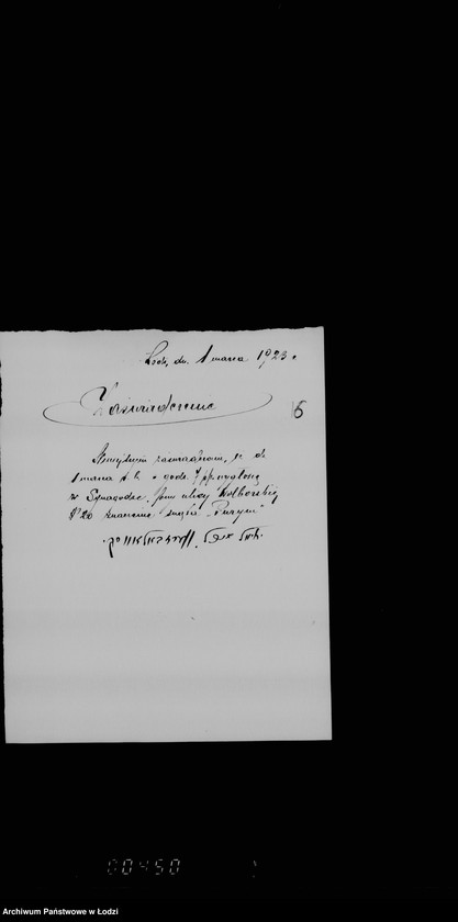 Obraz 20 z jednostki "Synagoga przy ul. Wolborskiej"