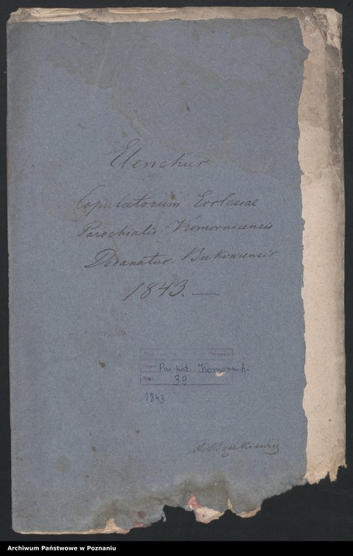 image.from.team "Akta stanu cywilnego Parafii Rzymskokatolickiej Komorniki (pow. poznański)"