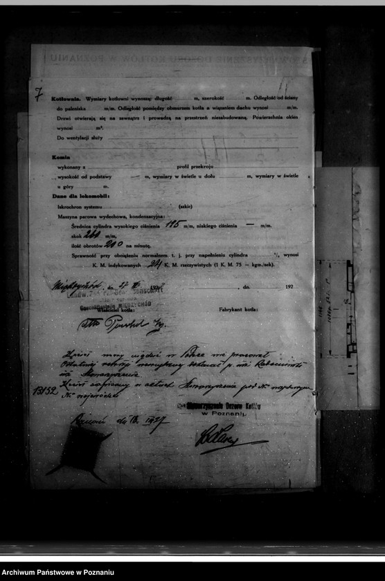 Obraz 11 z jednostki "Tartak R. Nitschego w Boruji Starej powiat wolsztyński nr woj. 6050 pop. własność Landwirtschaftliche Zentral-Genossenschaft Międzychód"