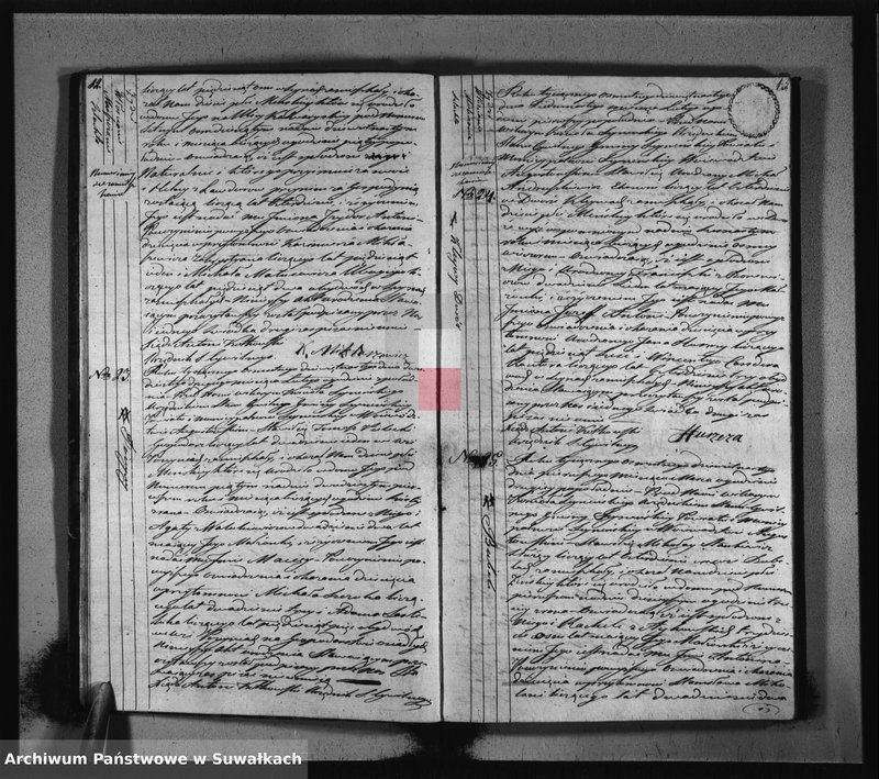 image.from.unit.number "Akta urodzonych stanu cywilnego gminy seyneńskiey od 1-go stycznia 1819 roku."