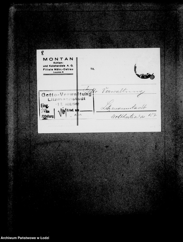 Obraz 11 z jednostki "Aufträge, [Lieferscheinen und Rechnungen] 14731-16050 [Dostawy żywności do Getta]"