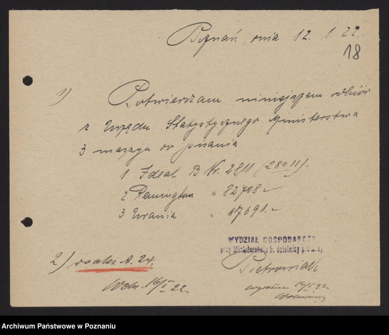 Obraz 20 z jednostki "[Likwidacja Ministerstwa byłej Dzielnicy Pruskiej]"