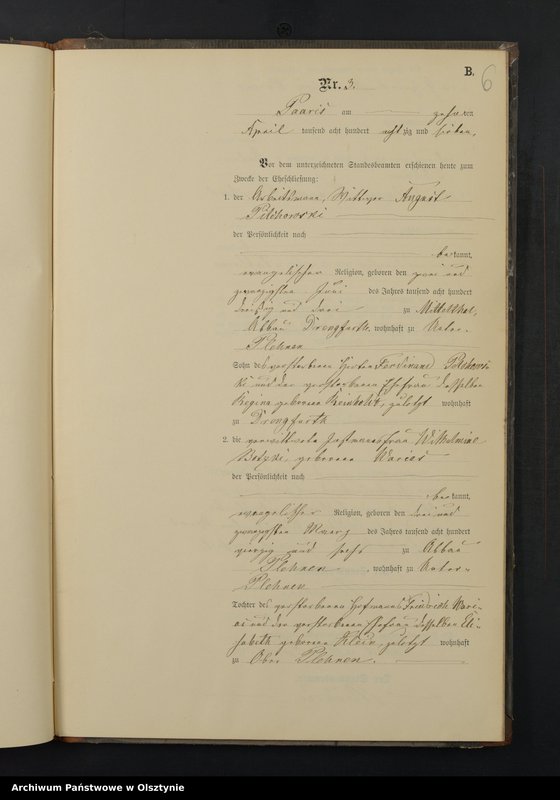 image.from.unit.number "Heiraths-Neben-Register Nr 1 - 11"