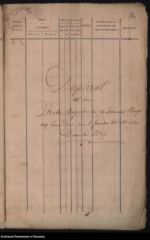 Obraz 11 z jednostki "Księga urodzeń, małżeństw i zgonów"