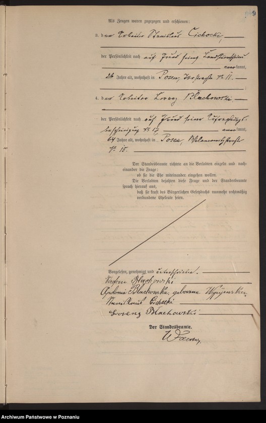 Obraz 9 z jednostki "Księga miejscowa małżeństw tom I [Rejestr główny małżeństw]"