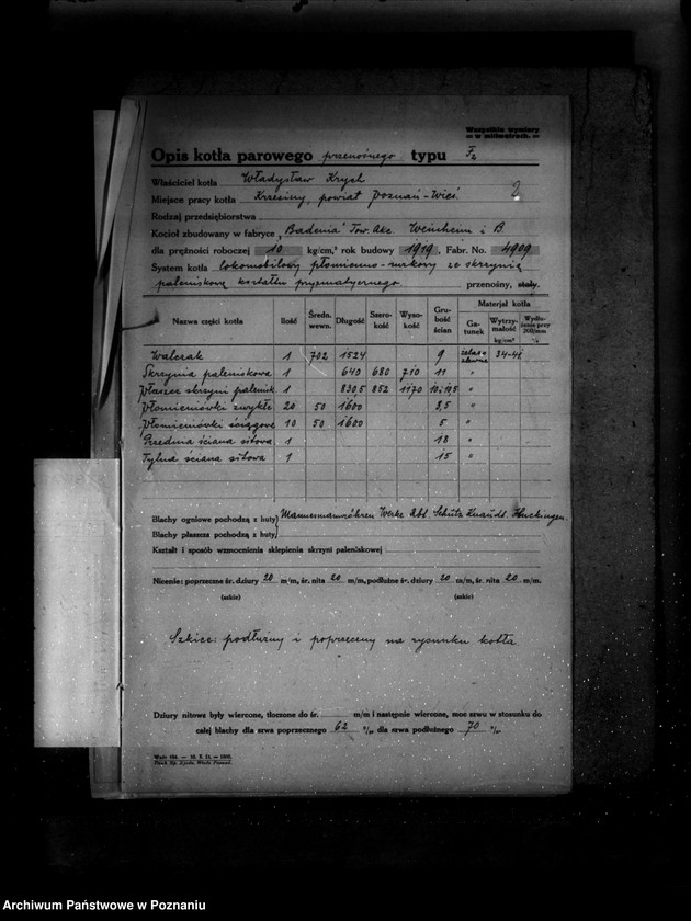 Obraz 6 z jednostki "Krzesiny powiat poznański własność Krych nr woj. kotła 5587"