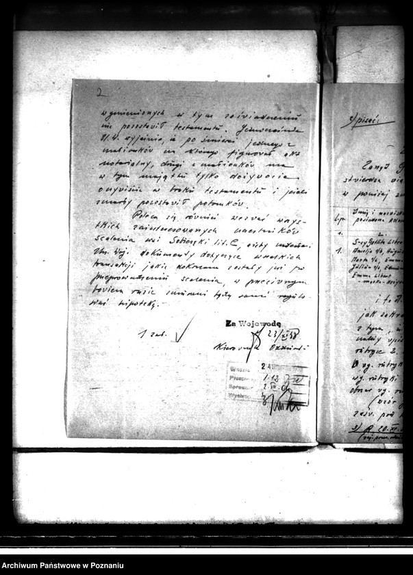 Obraz 6 z jednostki "Regulacja hipoteczna scalonych gruntów Sobiesęki powiatu kaliskiego"