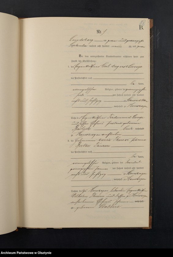 image.from.unit.number "Heiraths-Neben-Register Nr 1 - 13"