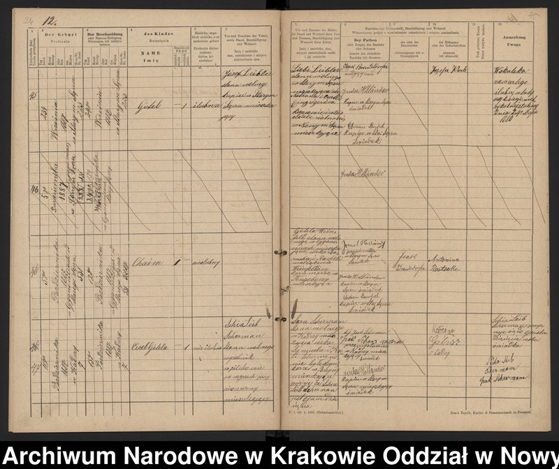 Obraz 15 z jednostki "[Księga urodzeń]"