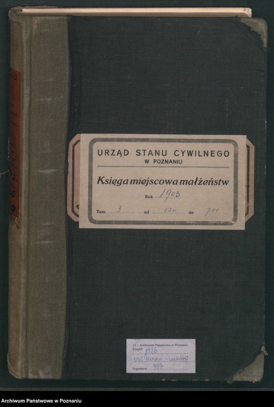 Obraz 2 z jednostki "Księga małżeństw tom III"