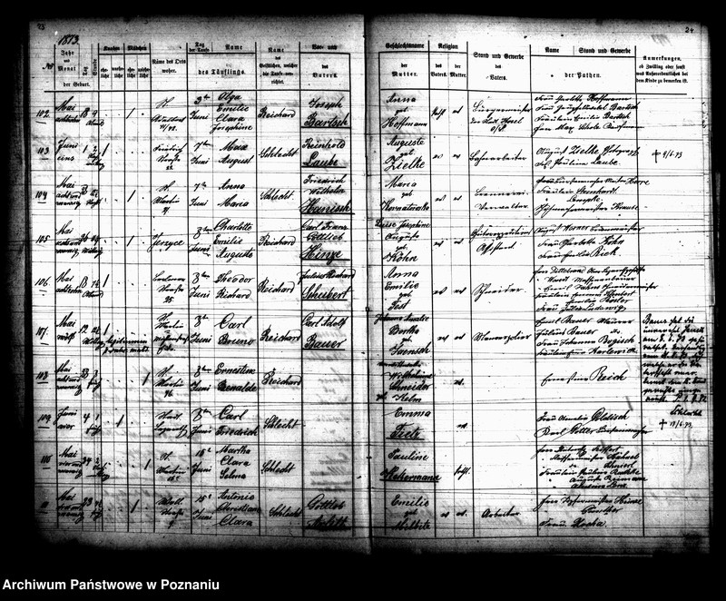 Obraz 13 z jednostki "Verzeichniss der gestorbenen Personen"