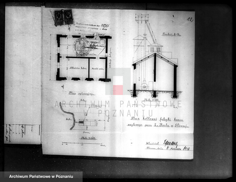 image.from.unit.number "Fabryka kwasu węglowego własność L. Rost w Poznaniu nr woj. 5824"