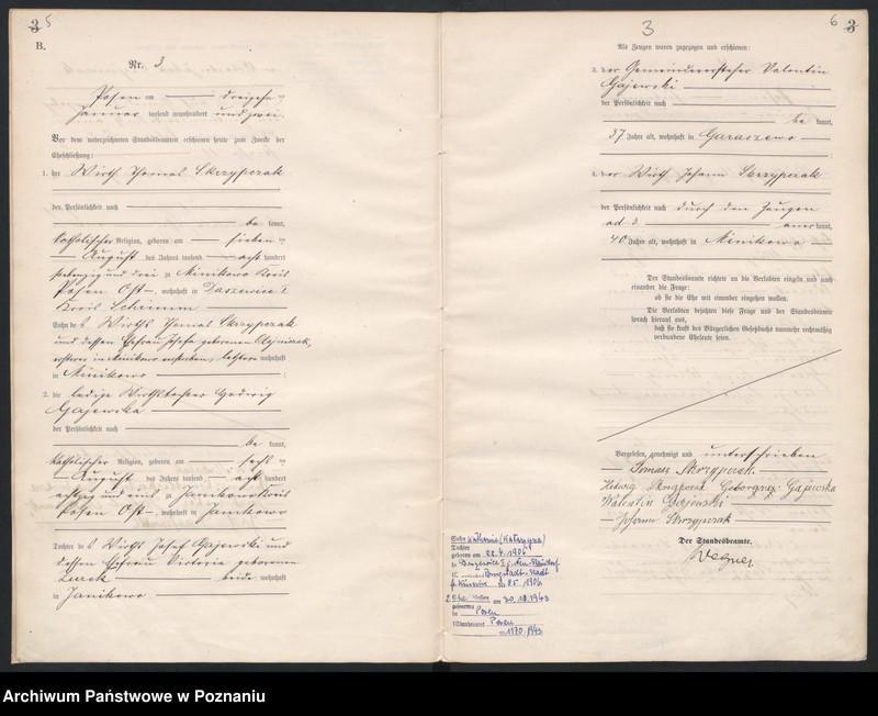 Obraz 5 z jednostki "[Księga małżeństw]"