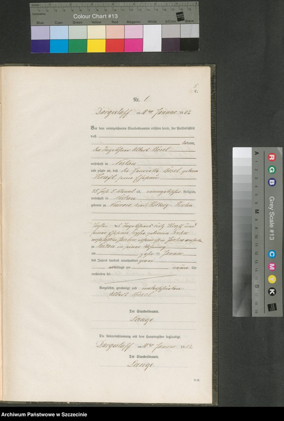 Obraz 4 z jednostki "Sterbe-Register (Neben-Register)"