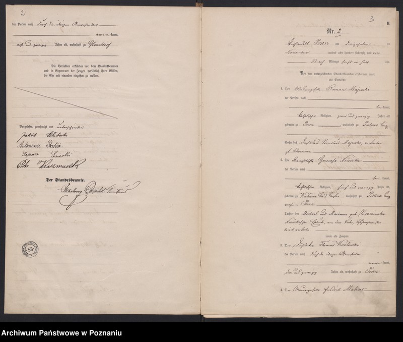 Obraz 4 z jednostki "Księga małżeństw"