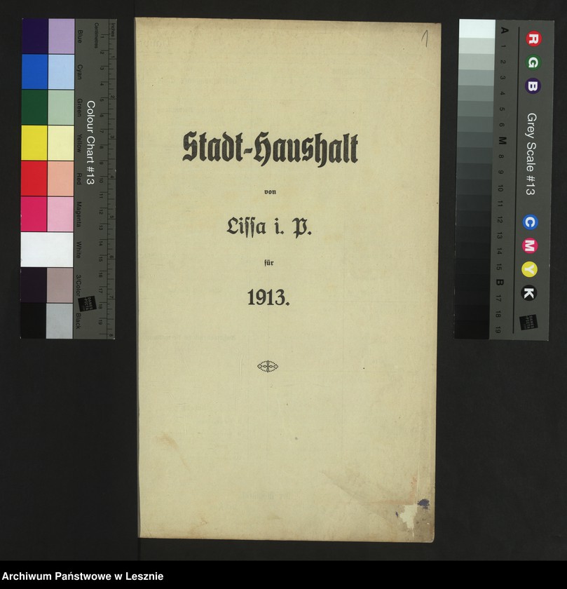 Obraz 4 z jednostki "[Stadthaushalt von Lissa]"