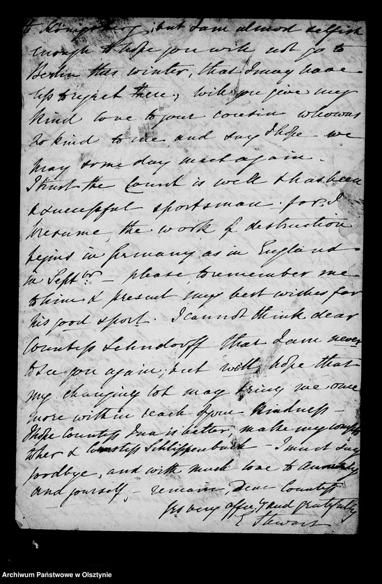 image.from.unit.number "/E. Stewart, Mary Stebush, Laura Francis, May A. Szkes, R. Kossentyn, Florence Grenfell R. H. Saylor u. a. an Anna Gfin Lehndorff u. an Hahn Kuchelmiss/"
