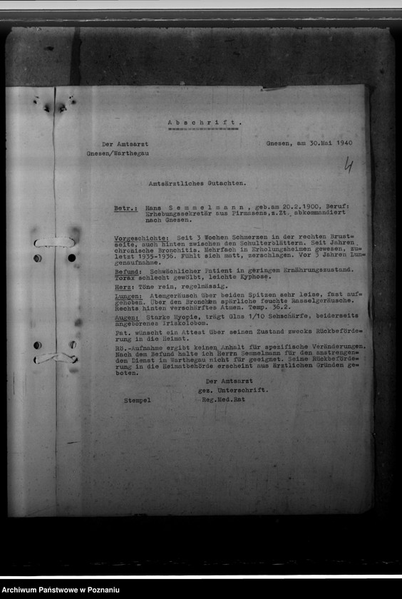 Obraz 8 z jednostki "Giseler Hans - urzędnicy"