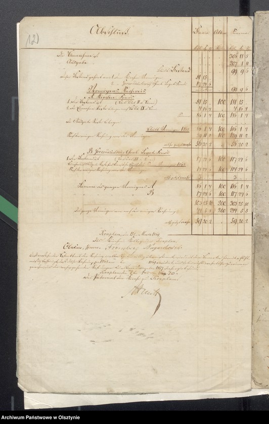 image.from.unit.number "Beläge zu Kirchspiels-Schul-Kassen-Rechnung von Kraplau"