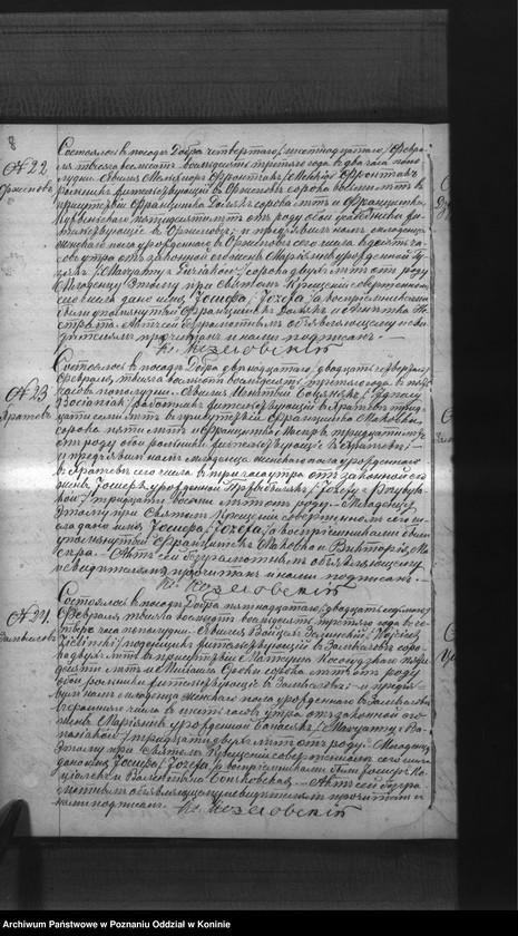Obraz 10 z jednostki "Księga urodzeń, małżeństw, zgonów"