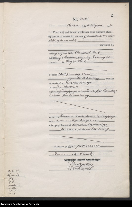 image.from.unit.number "Księga miejscowa zgonów tom V [Rejestr główny zgonów]"