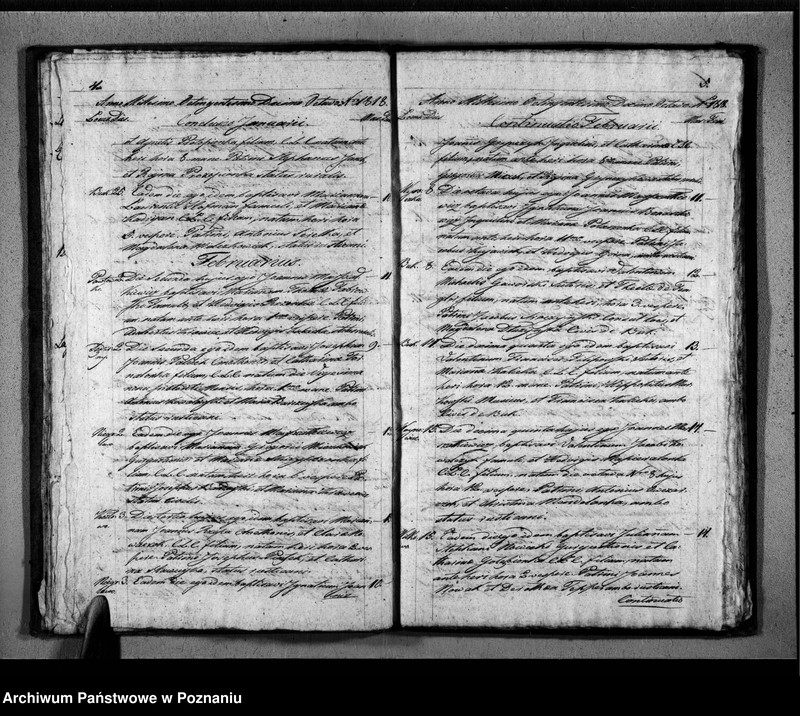 Obraz 14 z jednostki "Duplikat urodzonych, zaślubionych i zmarłych"