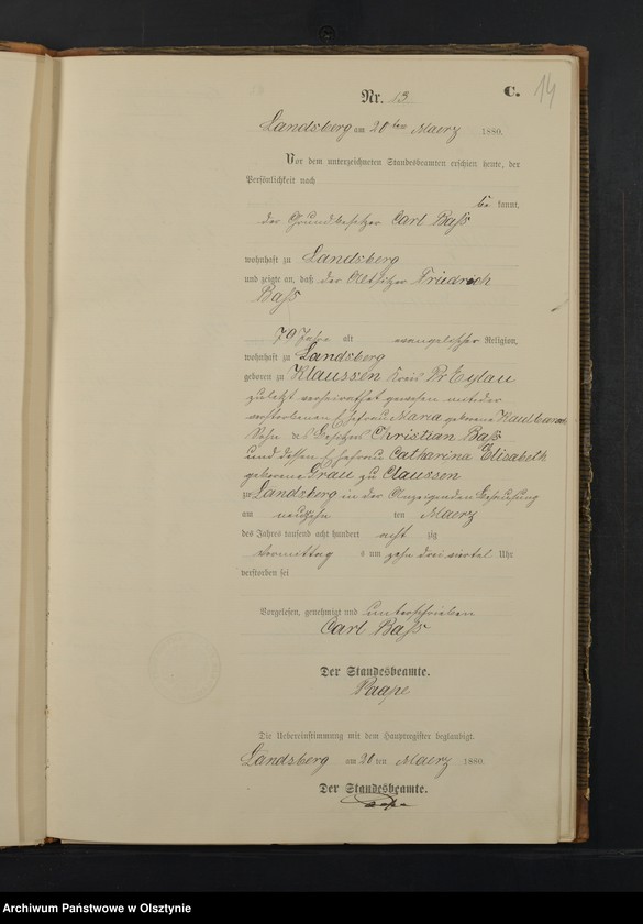 image.from.unit.number "Sterbe-Neben-Register Nr 1 - 66"