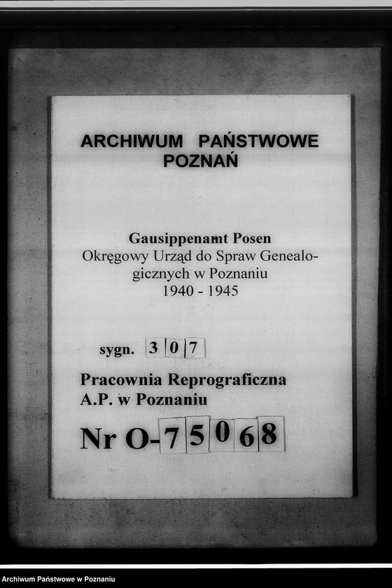 Obraz 14 z jednostki "[Wykaz ksiąg kościelnych parafii ewangelickich i katolickich z powiatów: Oborniki, Szmotuły, Czarnków]"